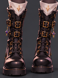 Complete boots from LYRIA's official starter outfit.