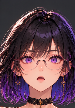 LYRIA with a surprised expression.