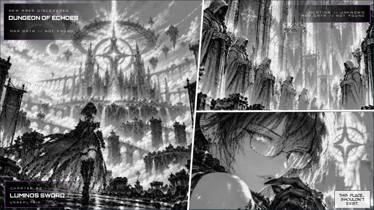 Luminous Sword — Black & White — Page 2