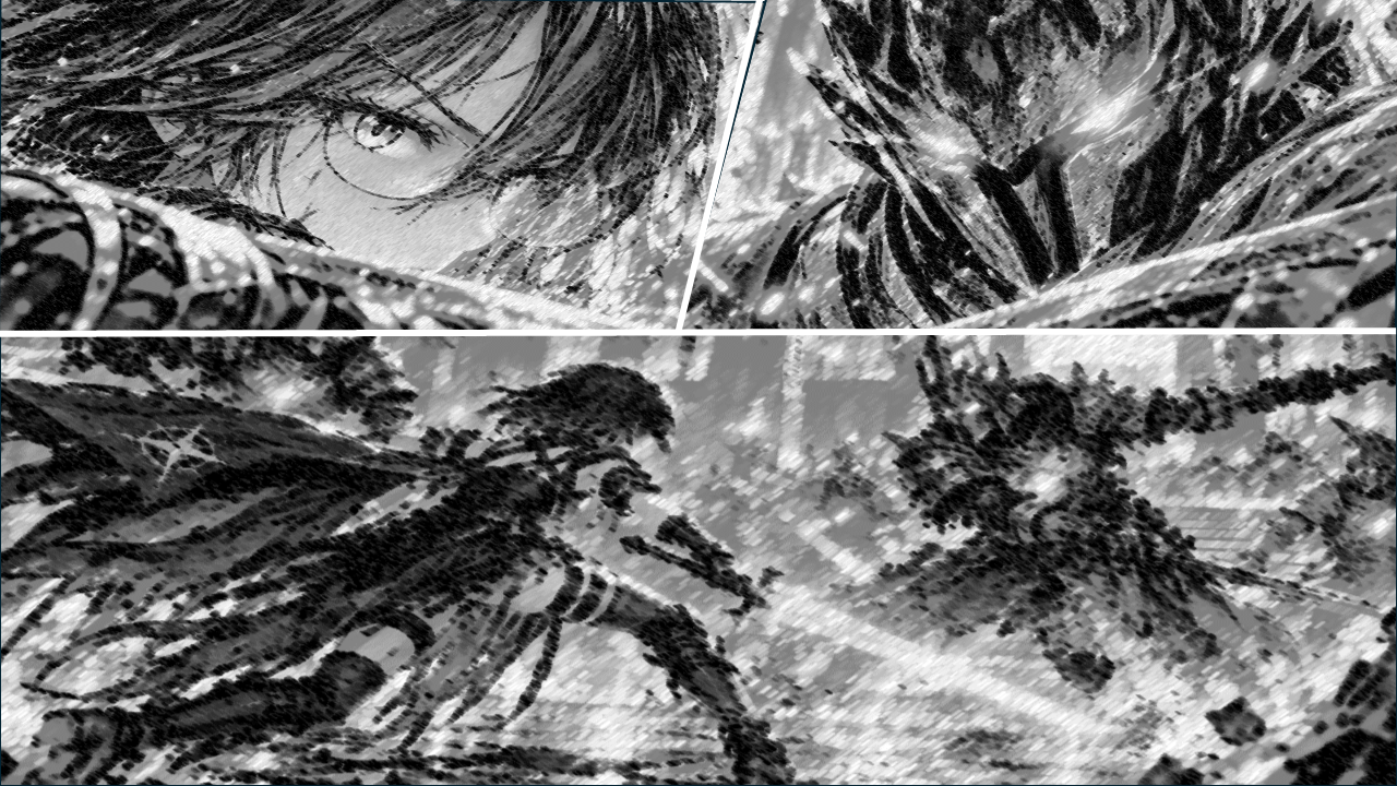 Luminous Sword — Black & White — Page 4