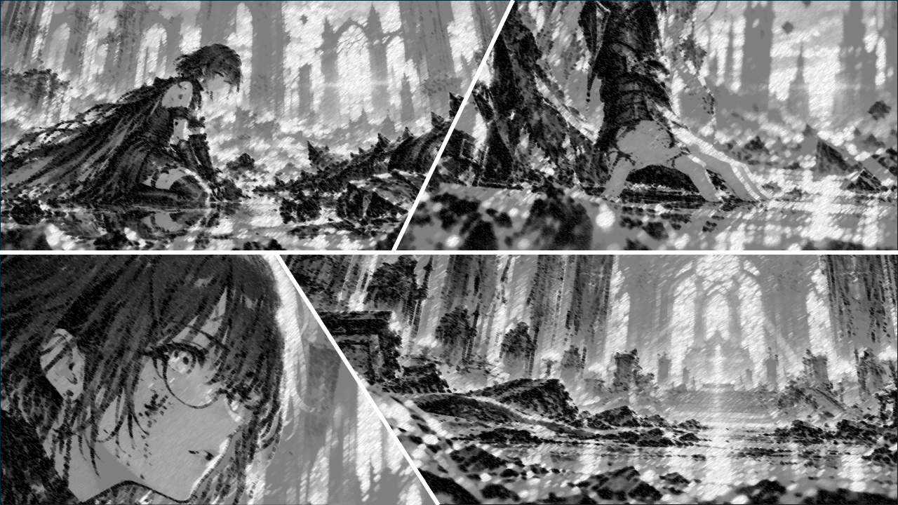 Luminous Sword — Black & White — Page 6