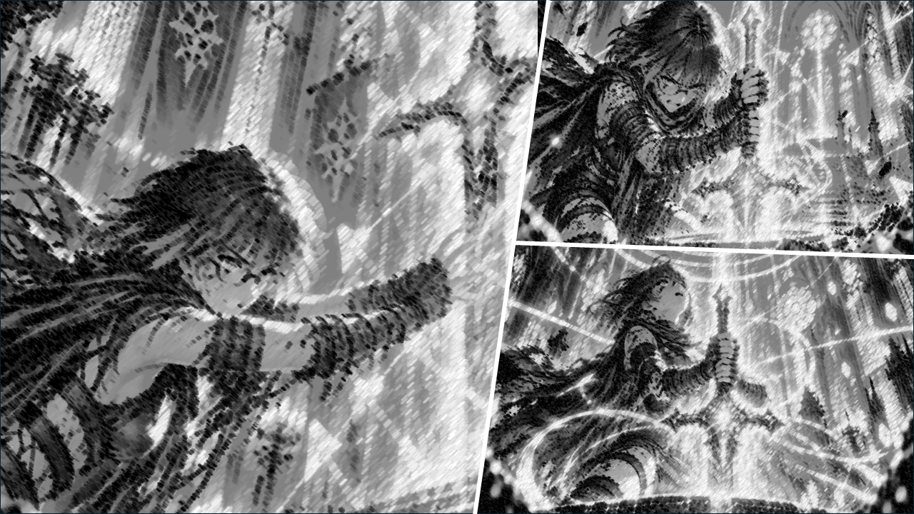 Luminous Sword — Black & White — Page 8